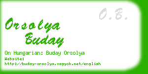 orsolya buday business card